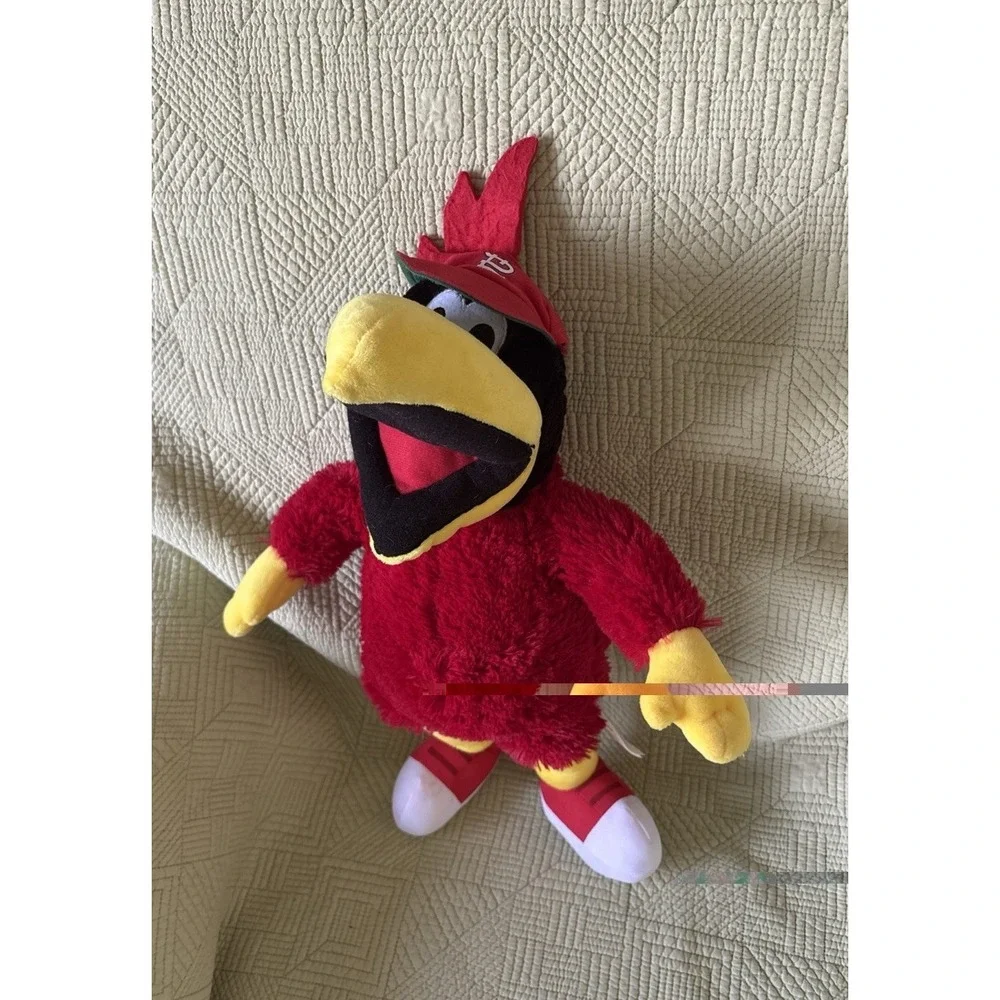 St Louis Cardinals Baseball Fredbird Build A Bear Plush Stuffed Animal 16